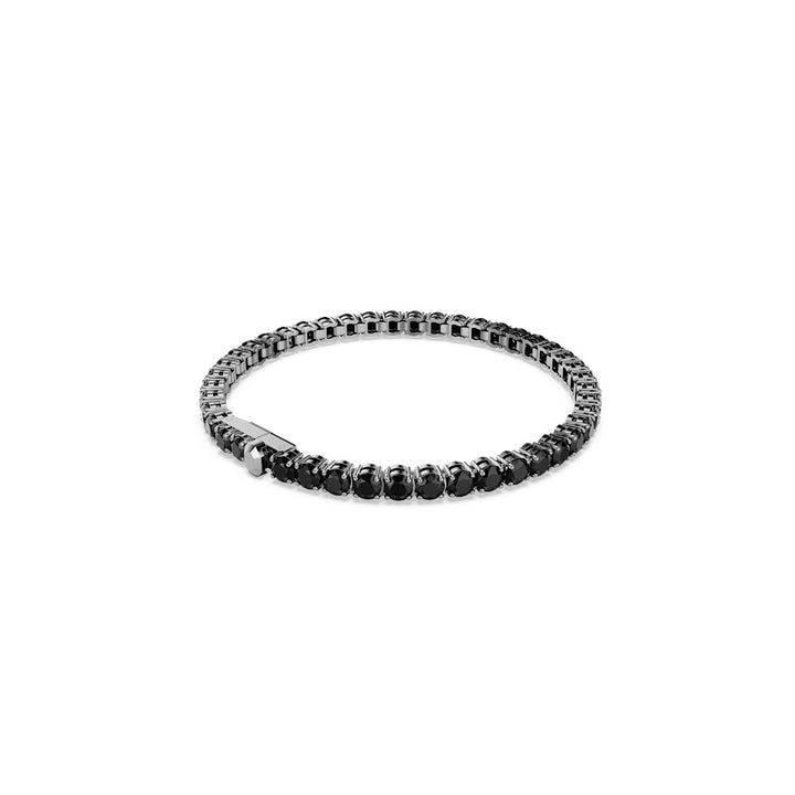 Swarovski Matrix Ruthenium Plated Bracelet With Black Zirconia's 5696031