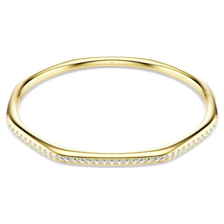 Swarovski Dextera Gold-Tone Plated Bangle With Clear Crystals 5724581