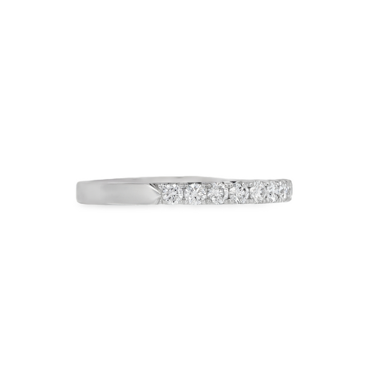 14K White Gold VS2 F/G 0.50 CTW Diamond Women's Wedding Band