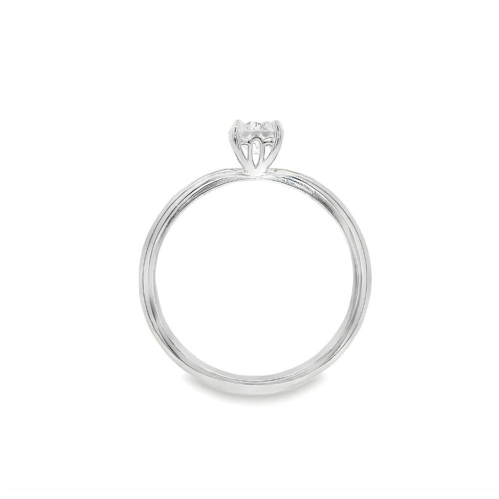Women's 14K White Gold Solitaire Ring Mount 420-00139