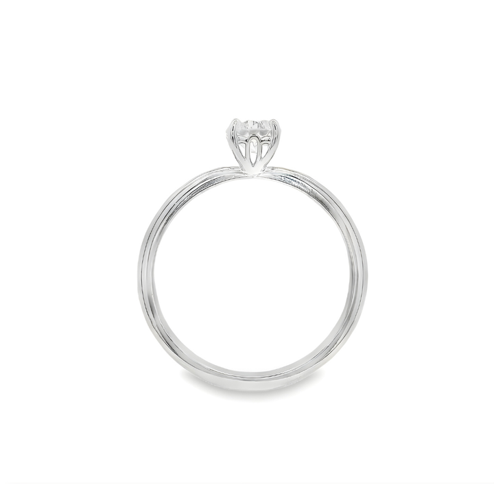 Women's 14K White Gold Solitaire Ring Mount 420-00139
