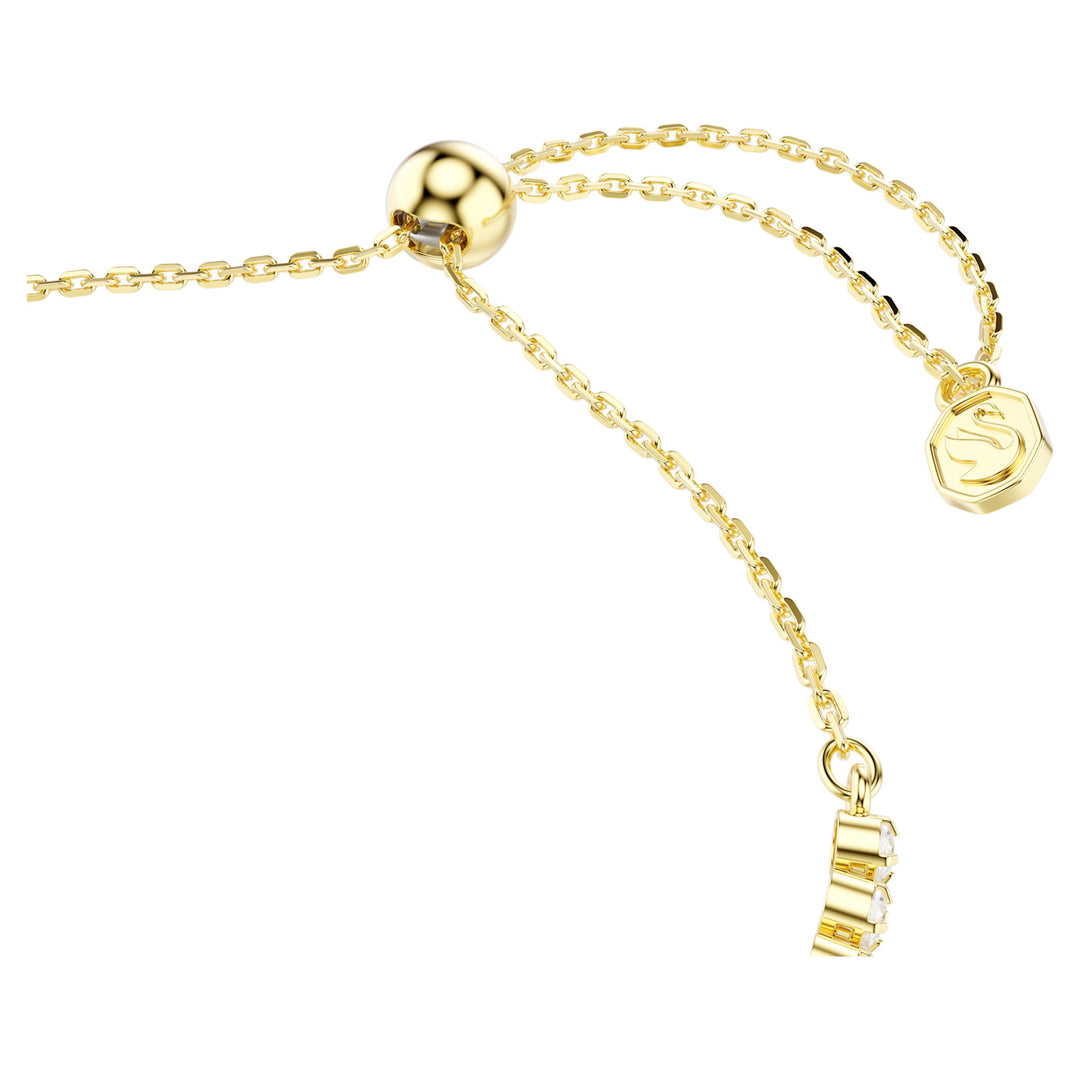 Swarovski Idyllia Gold-Tone Plated Pave Heart Bracelet With Clear Cubic Zirconia's 5744061