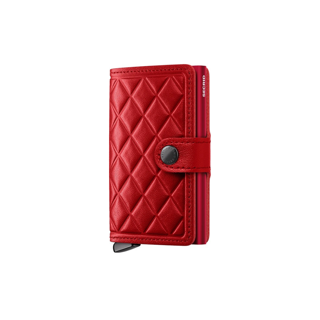 Secrid Premium Emboss Diamond Red Miniwallet