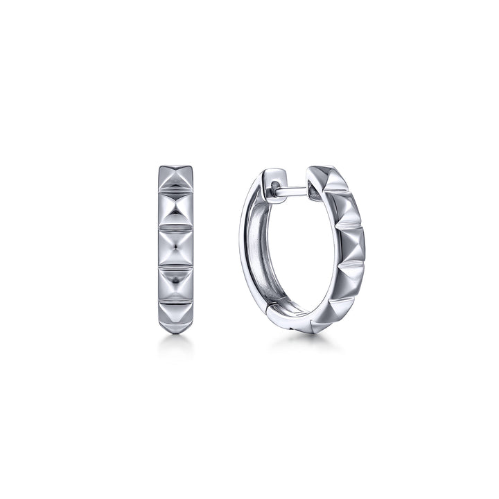 Sterling Silver Gabriel & Co. Huggie Earrings
