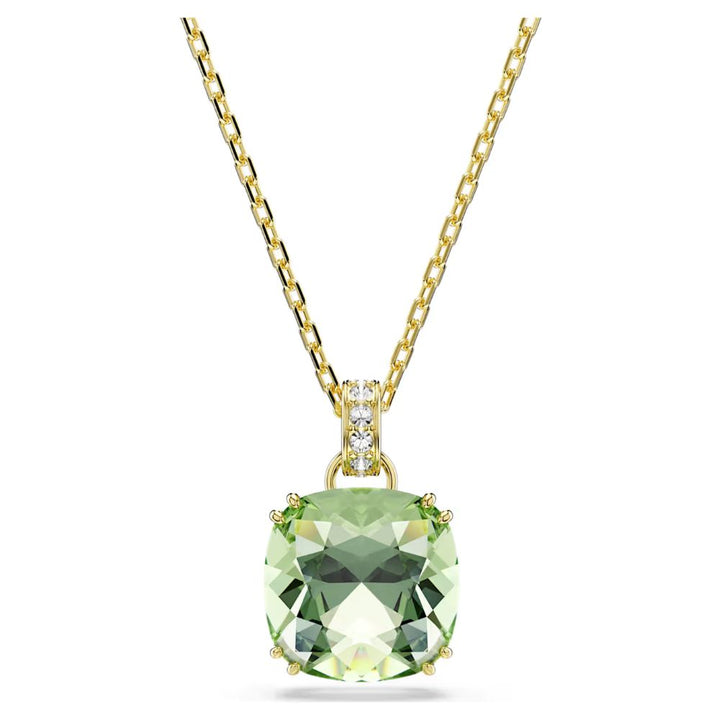 Swarovski Millenia Gold-Tone Plated Green & Clear Crystal Necklace