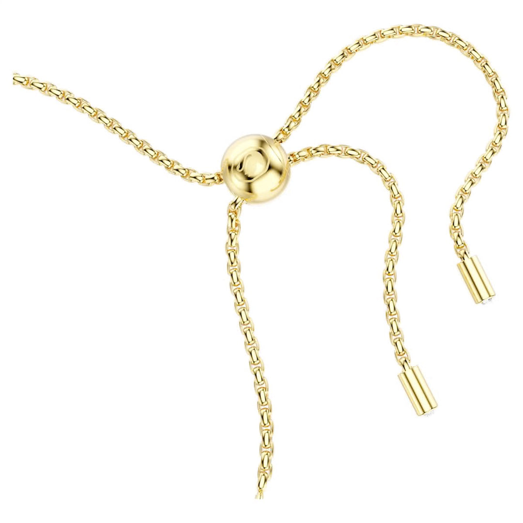 Swarovski Matrix Gold-Tone Plated Bracelet With Clear Zirconia's 5730709