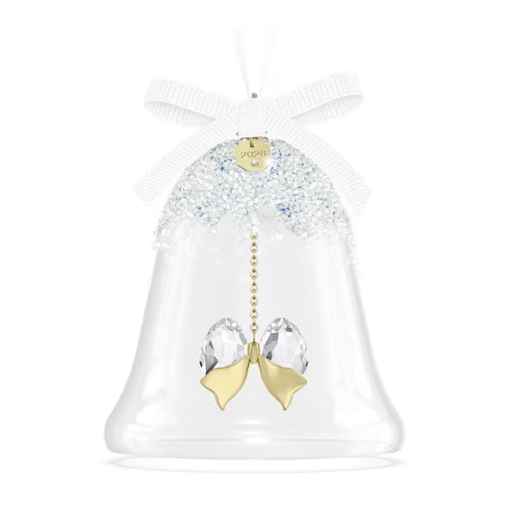 Swarovski Annual Edition Bell With Bow And Clear Crystals 5732532