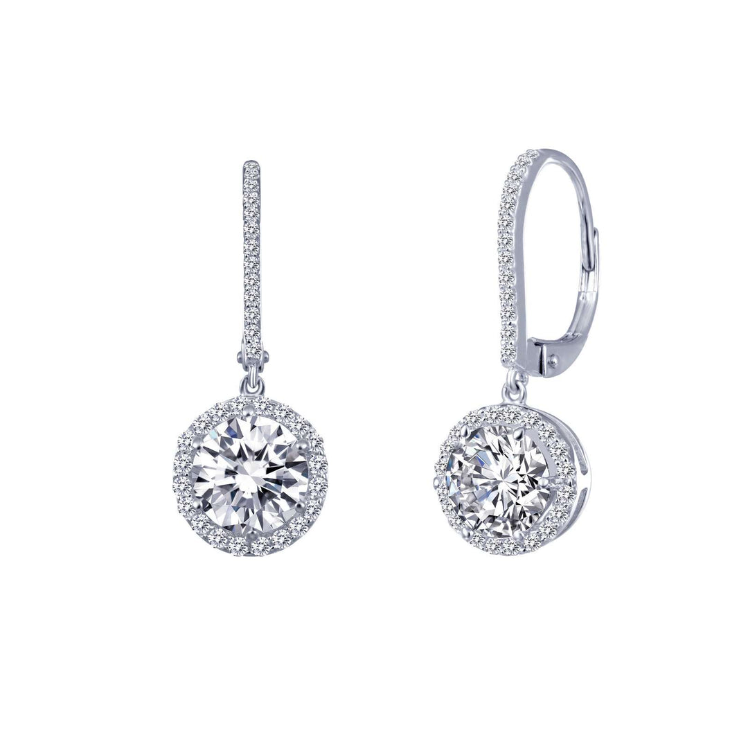 Lafonn Sterling Silver Cubic Zirconias Drop Earrings
