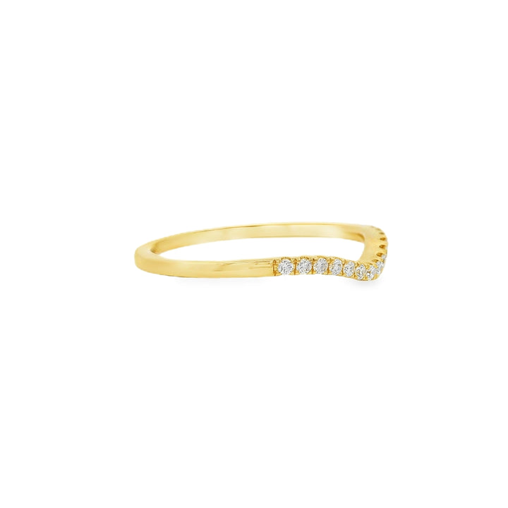 18K Yellow Gold VS2 F/G 0.10 CTW Diamond Women's Wedding Band