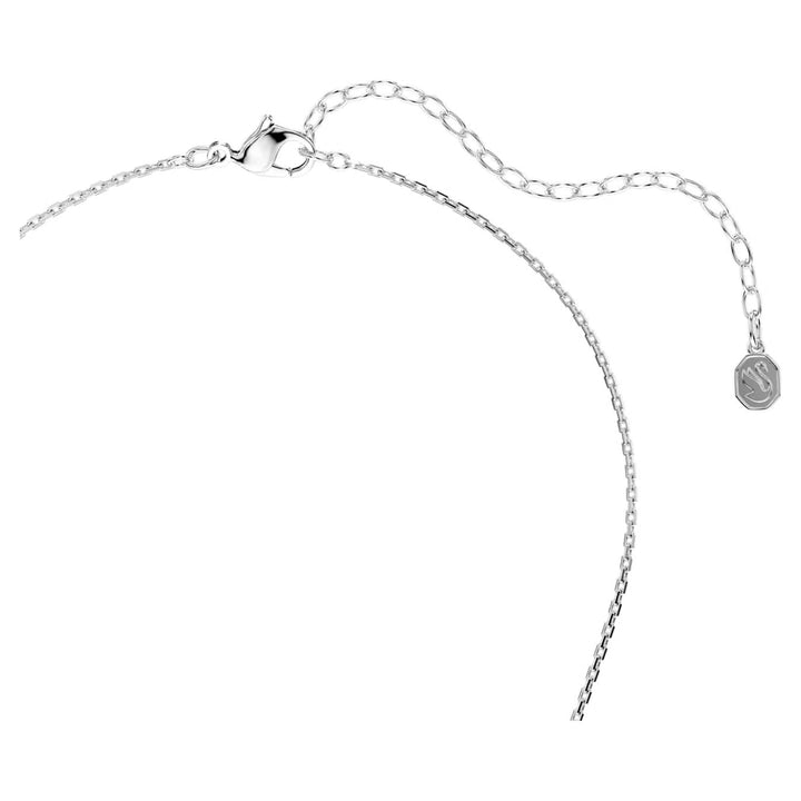 Swarovski Constella Rhodium Plated Necklace With Clear Cubic Zirconia 5738247
