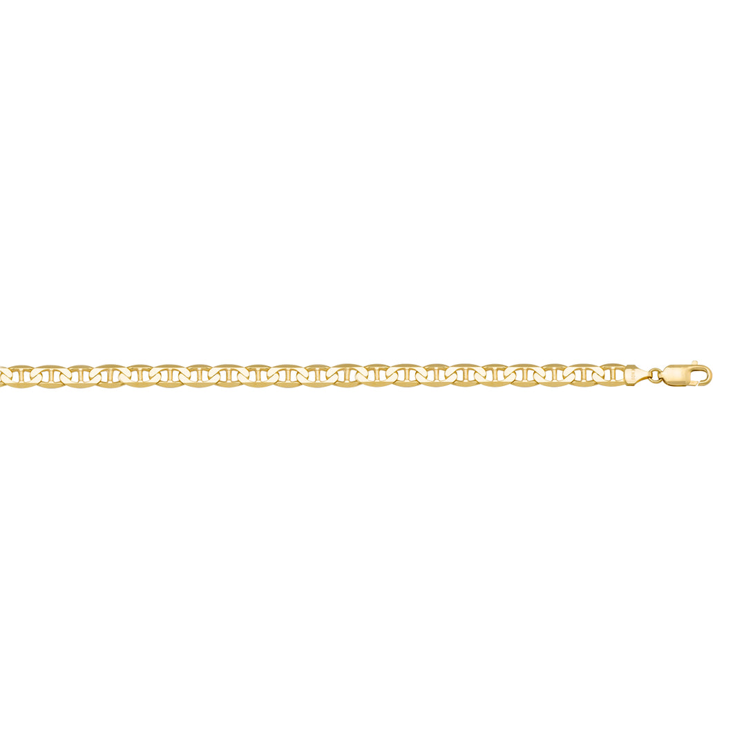 10K Yellow Gold Medium 3mm Anchor Link 22" Chain