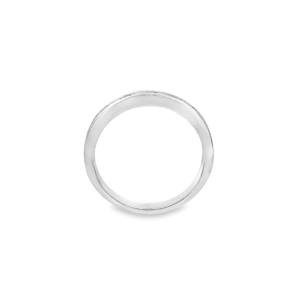 18K White Gold 0.12 CTW Ruby And 0.19 CTW Diamond Ring