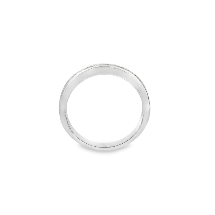 18K White Gold 0.12 CTW Ruby And 0.19 CTW Diamond Ring