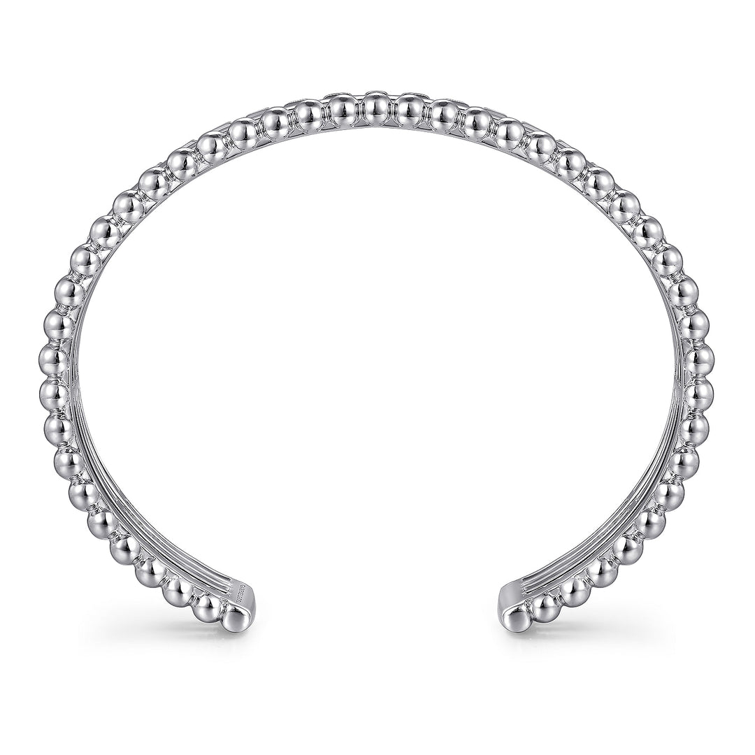 Gabriel & Co. Silver Multi-Row Bangle Bracelet