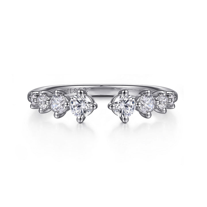14K White Gold SI G/H 0.50 CTW Diamond Women's Wedding Band