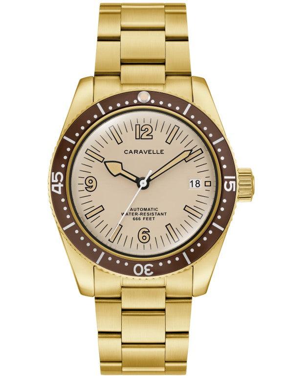 Caravelle Vintage Sea Hunter Men's Automatic Watch 44B133