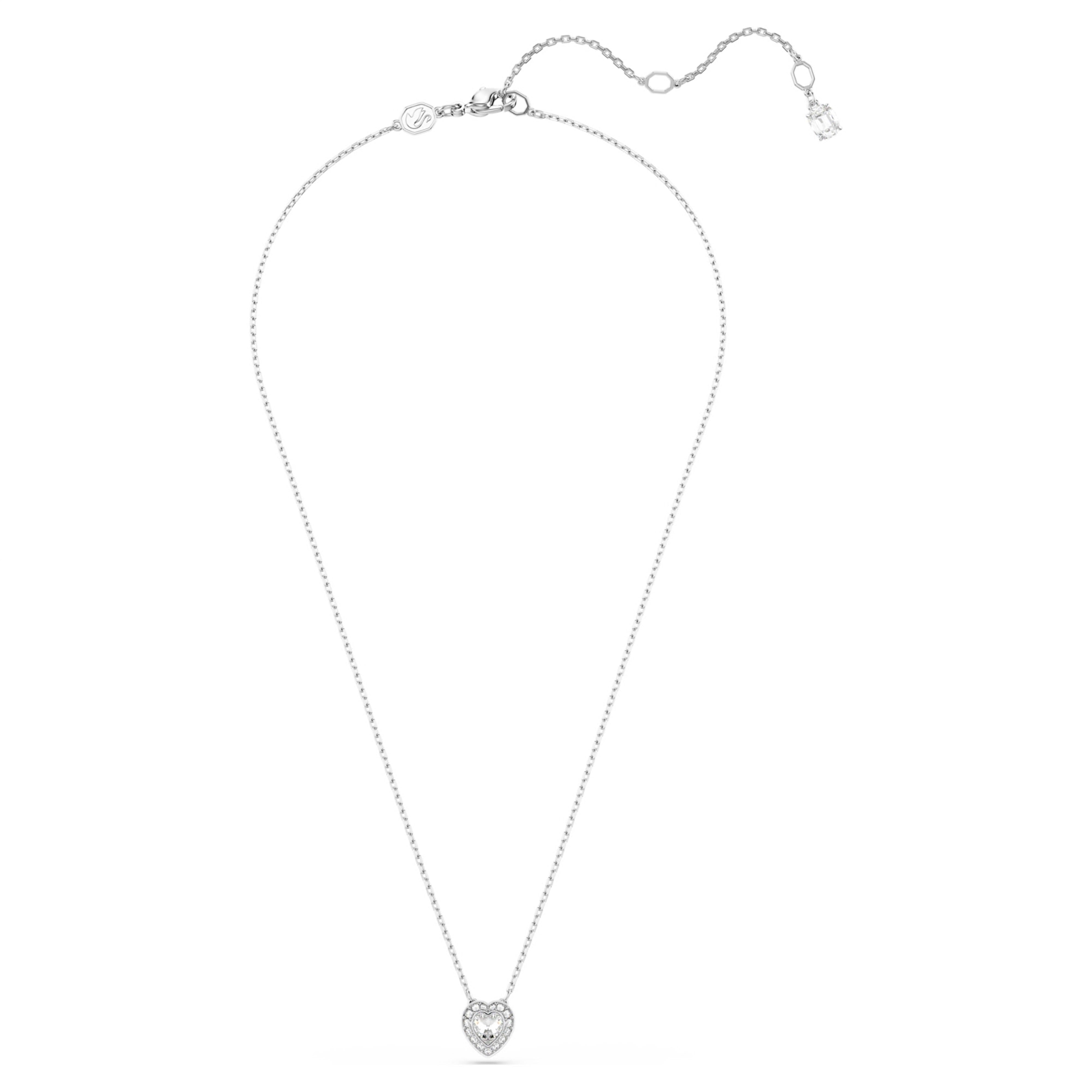 Swarovski Ariana Grande x Swarovski Rhodium Plated Heart Necklace