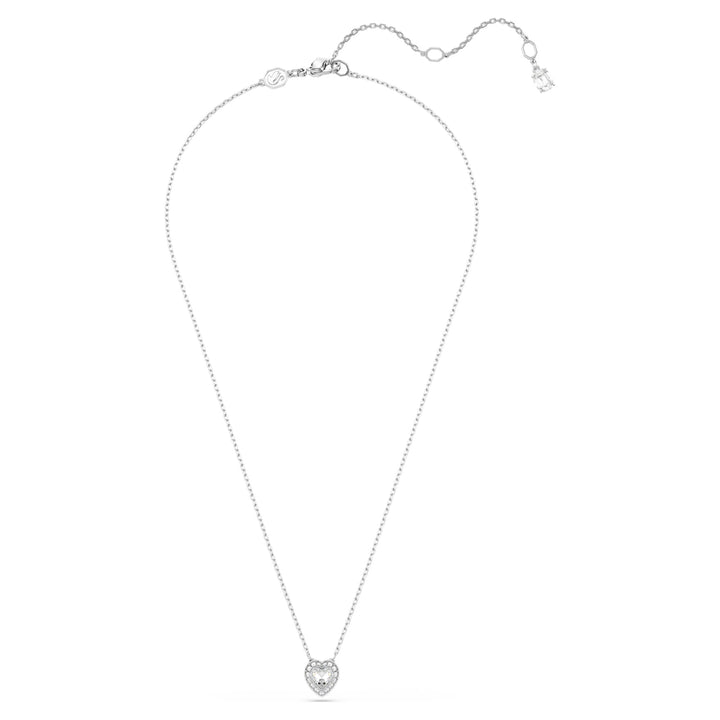 Swarovski Ariana Grande x Swarovski Rhodium Plated Heart Necklace With Clear Zirconia's 5720852