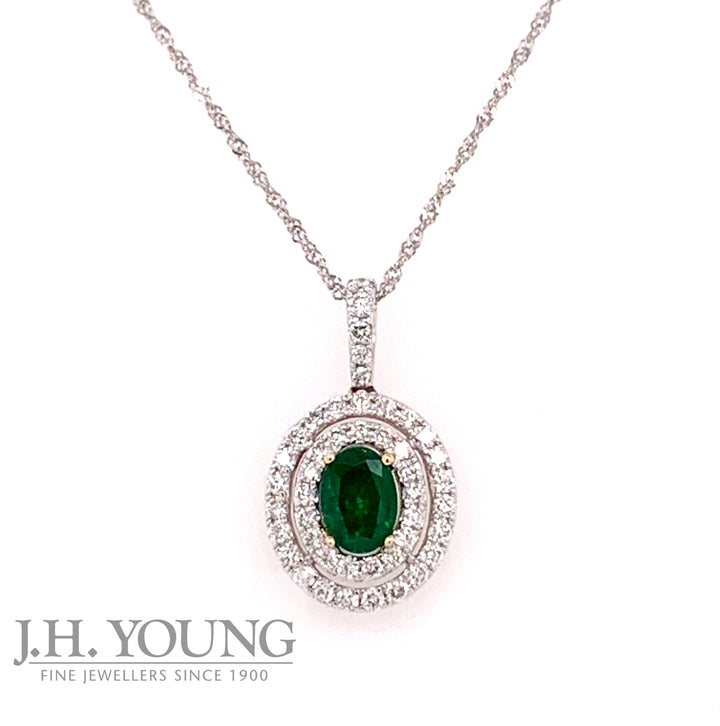 Coloured Stone Pendant
