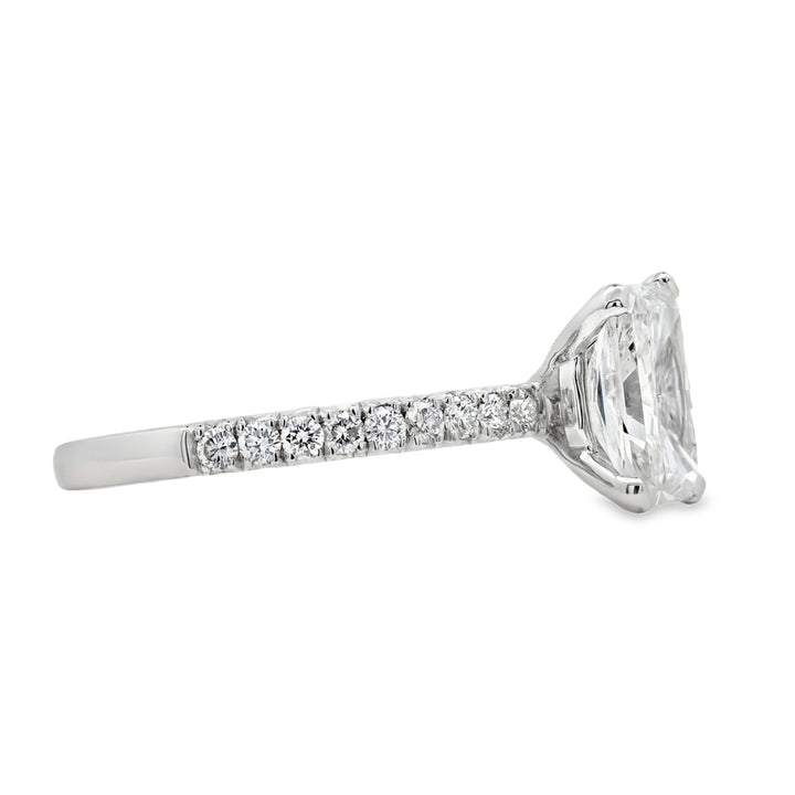 14K White Gold Classic 0.30 CTW Diamond Semi-Mount Engagement Ring