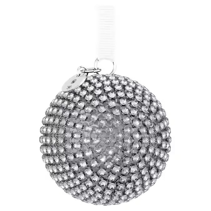 Swarovski Holiday Magic Mesh Ball Ornament With Clear Crystals 5737045