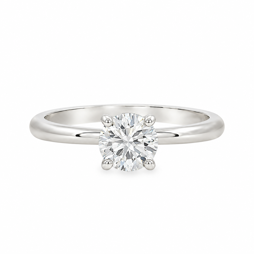 Women's 14K White Gold Solitaire Ring Mount 420-00139
