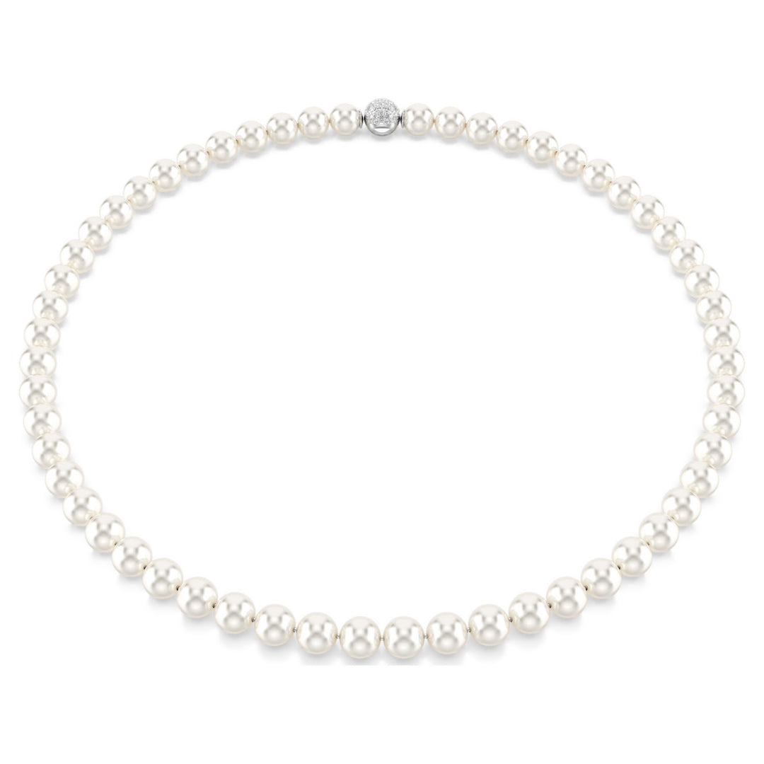 Swarovski Matrix Rhodium Plated Crystal Pearl Necklace 5747746