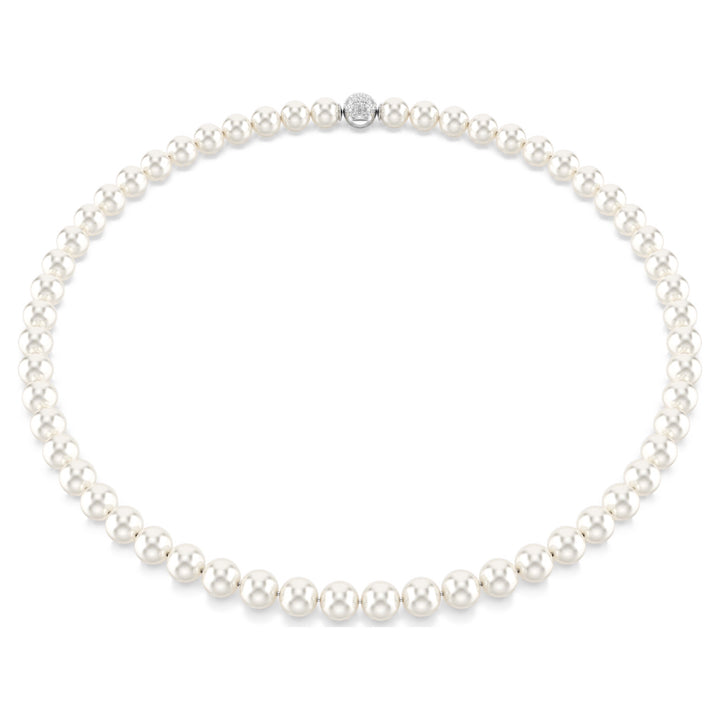 Swarovski Matrix Rhodium Plated Crystal Pearl Necklace 5747746