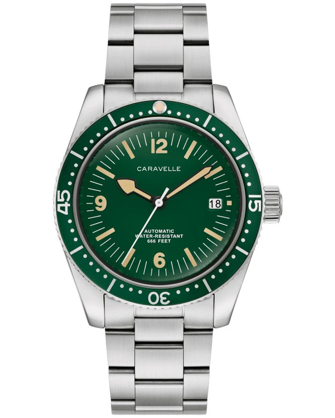 Caravelle Vintage Sea Hunter Men's Automatic Watch 43B179