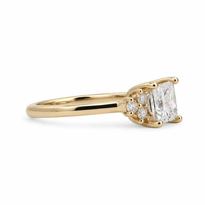 14K Yellow Gold 0.18 CTW Diamond Semi-Mount Engagement Ring
