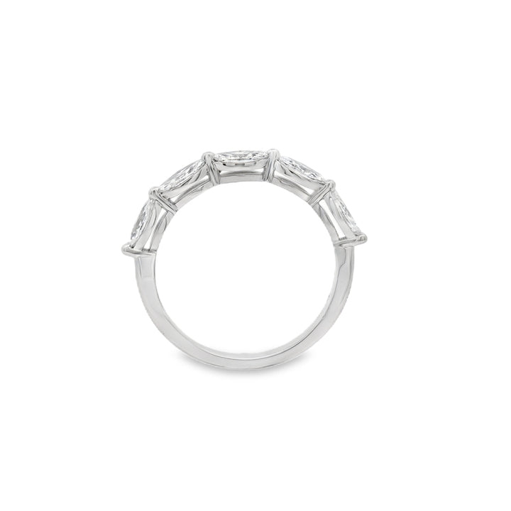 18K White Gold 0.74 CTW SI1 G/H Diamond Anniversary Ring