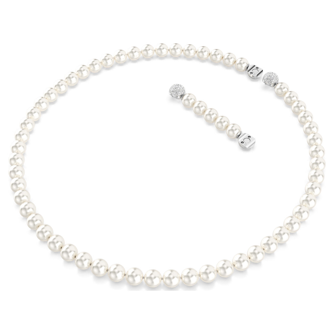 Swarovski Matrix Rhodium Plated Crystal Pearl Necklace 5747746