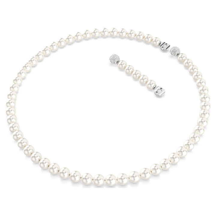 Swarovski Matrix Rhodium Plated Crystal Pearl Necklace 5747746