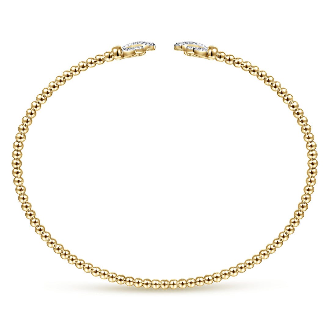 14K Yellow And White Gold Gabriel & Co. 0.20 CTW Diamond Bracelet