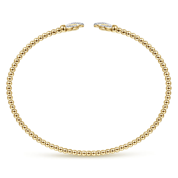14K Yellow And White Gold Gabriel & Co. 0.20 CTW Diamond Bracelet