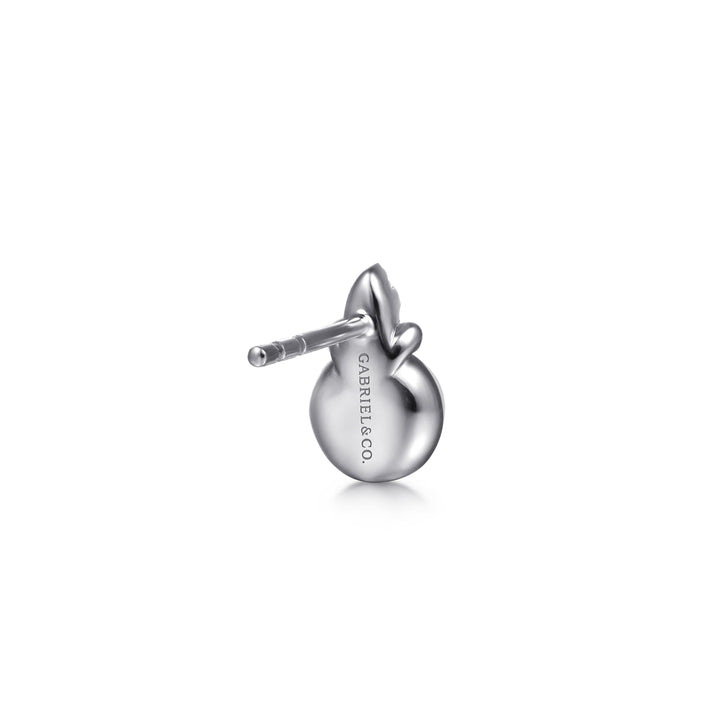 Sterling Silver Gabriel & Co. Stud Earrings With Pearls And Diamonds