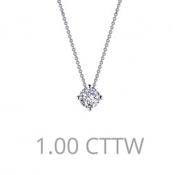 Sterling Silver Cubic Zirconia Necklace