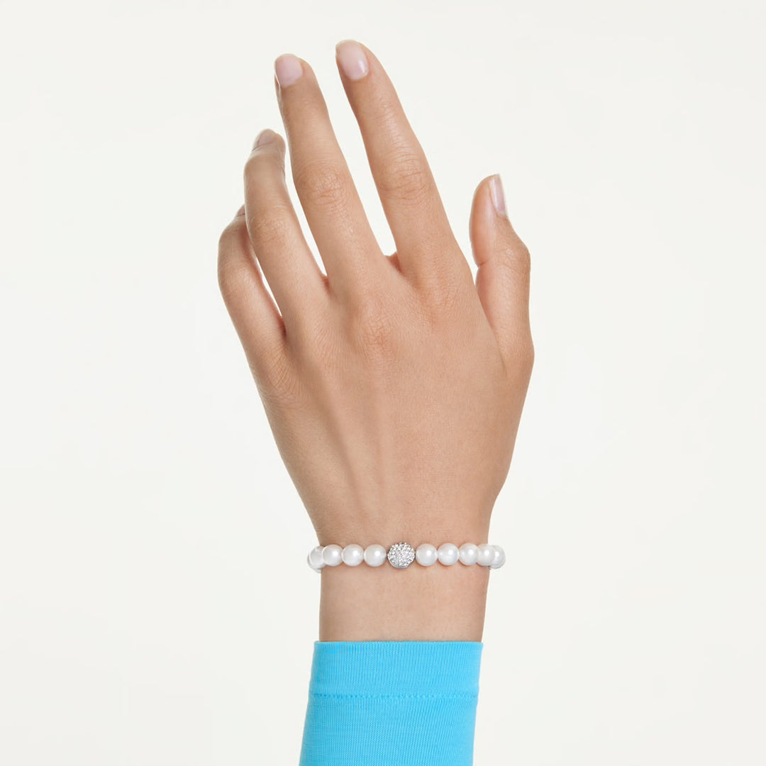 Swarovski Matrix Rhodium Plated Pearl Bracelet 5747747