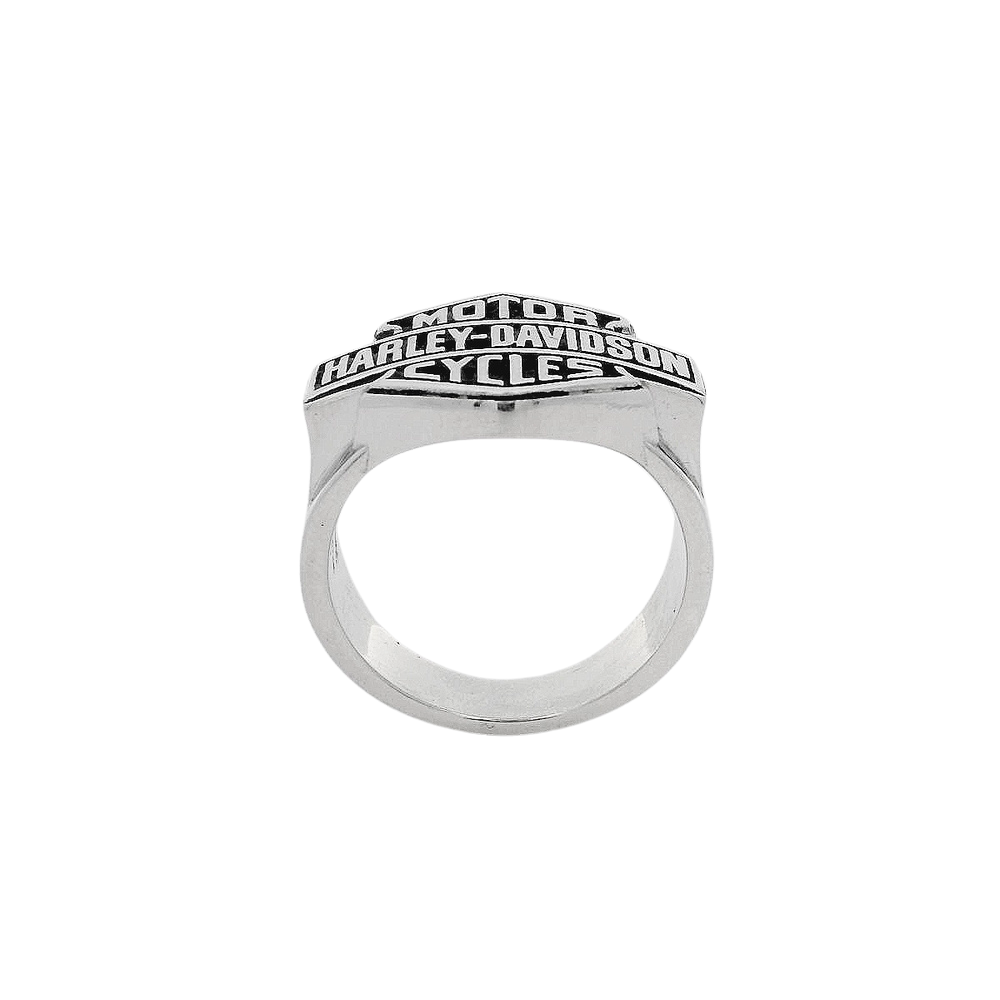Sterling Silver Harley Davidson Ring