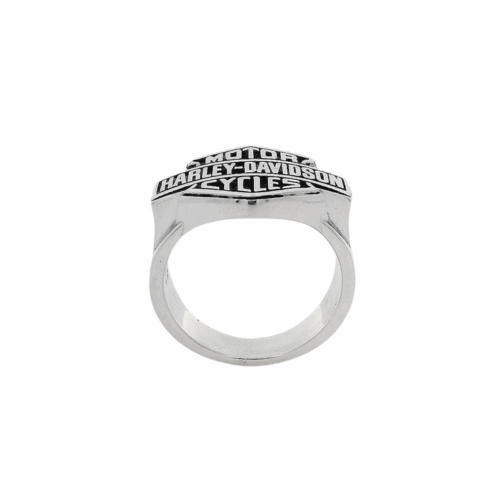 Sterling Silver Harley Davidson Ring
