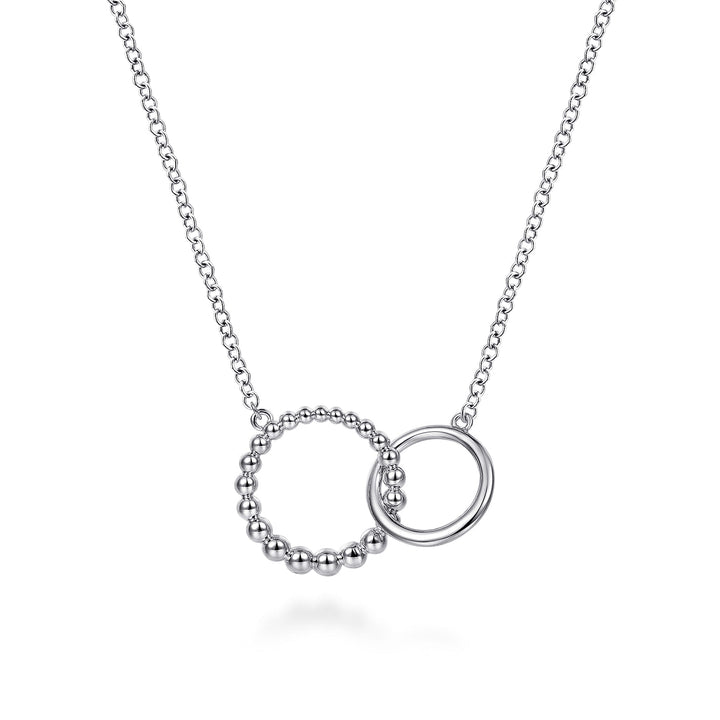 Sterling Silver Gabriel & Co. Circle Necklace
