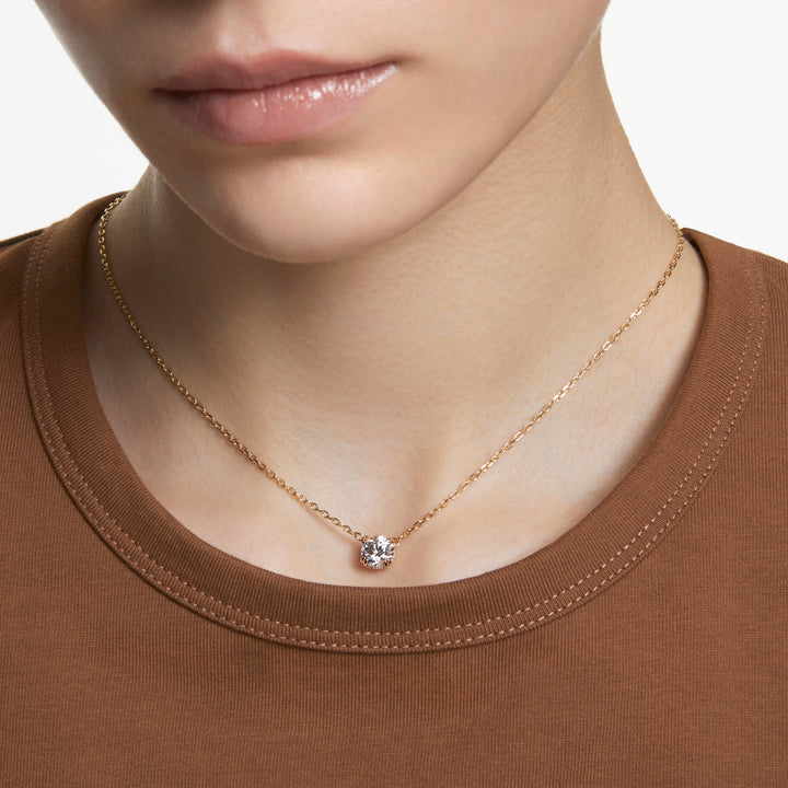 Swarovski Constella Gold-Tone Plated Necklace With Clear Zirconia's 5636703