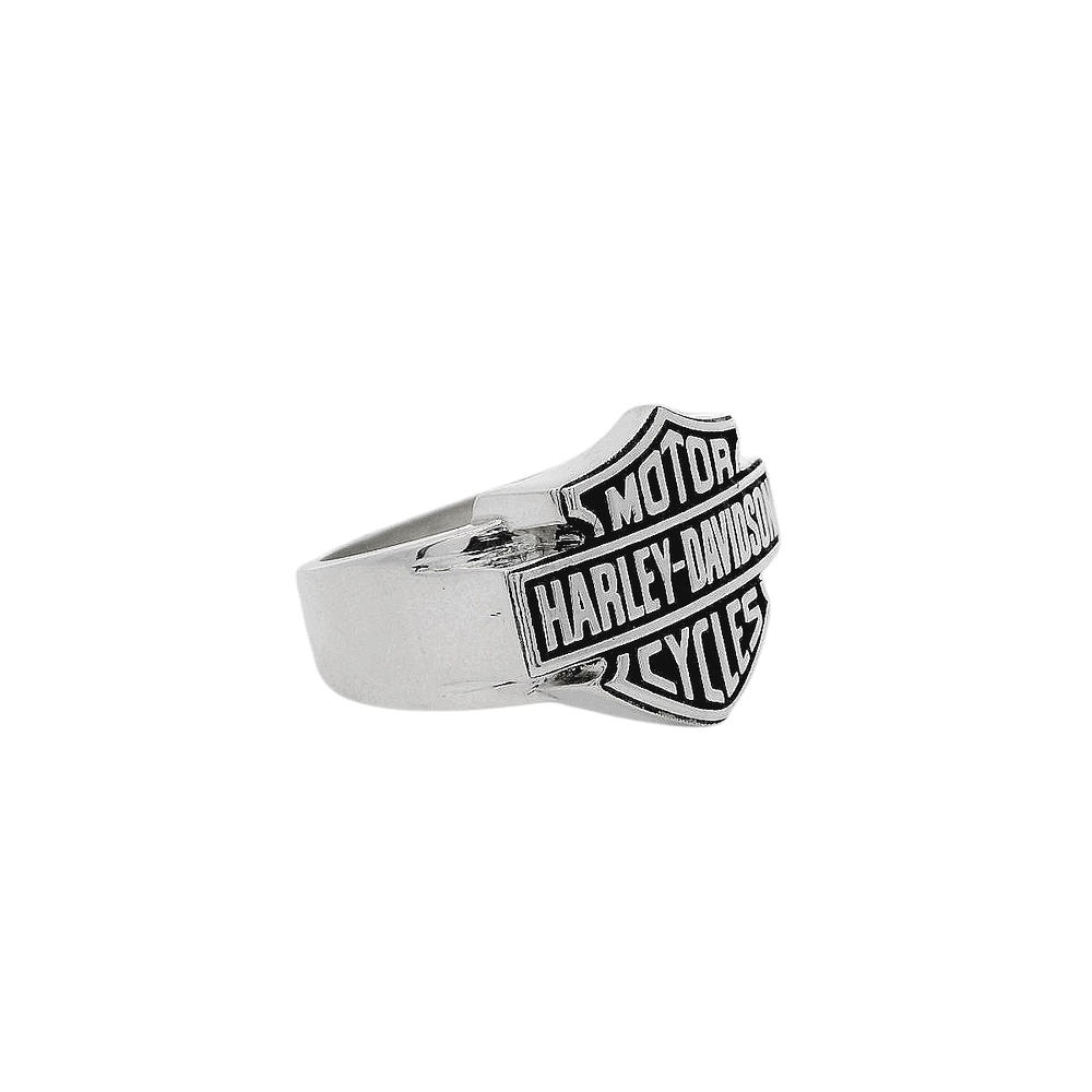 Sterling Silver Harley Davidson Ring