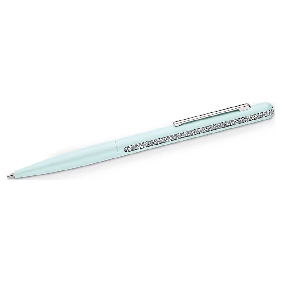 Green Lacquered Swarovski Pen With Crystal Rocks