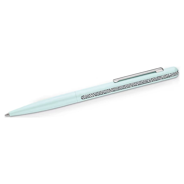 Green Lacquered Swarovski Pen With Crystal Rocks