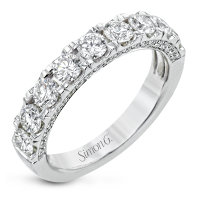 18K White Gold 1.45 CTW Diamond Women's Wedding Band