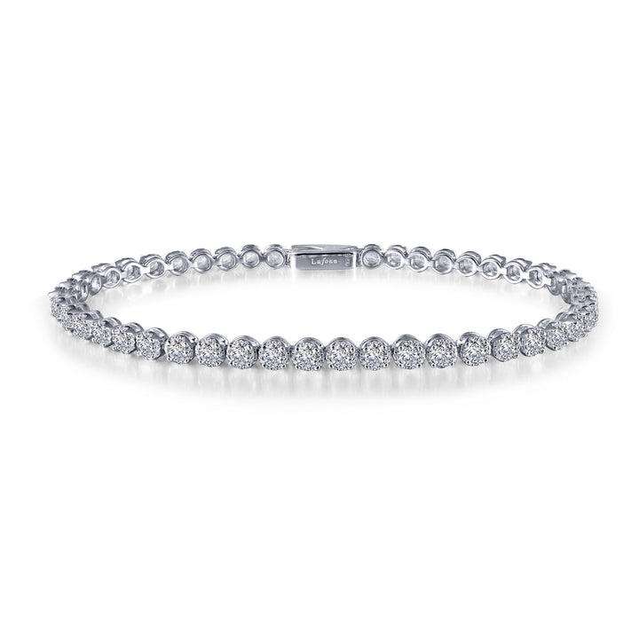Sterling Silver Cubic Zirconia Tennis Bracelet