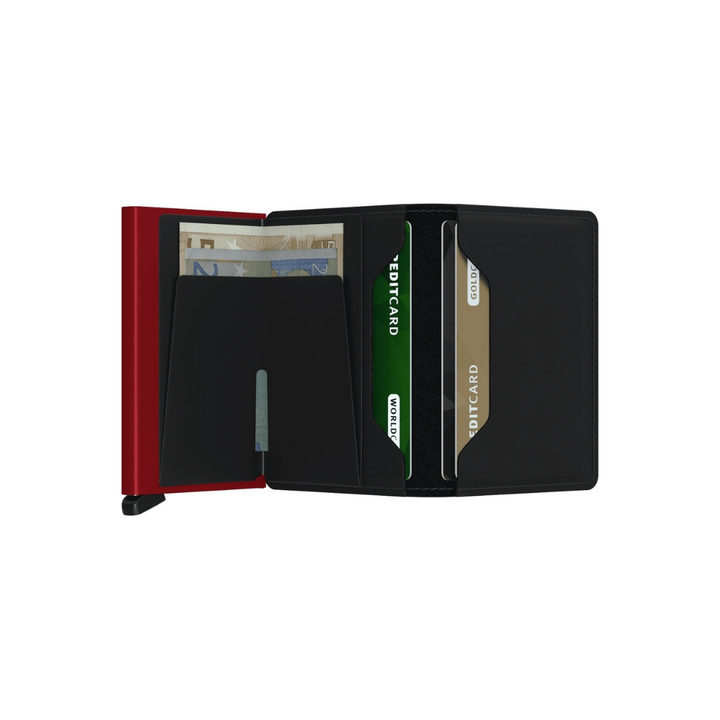 Secrid Matte Black&Red Slimwallet