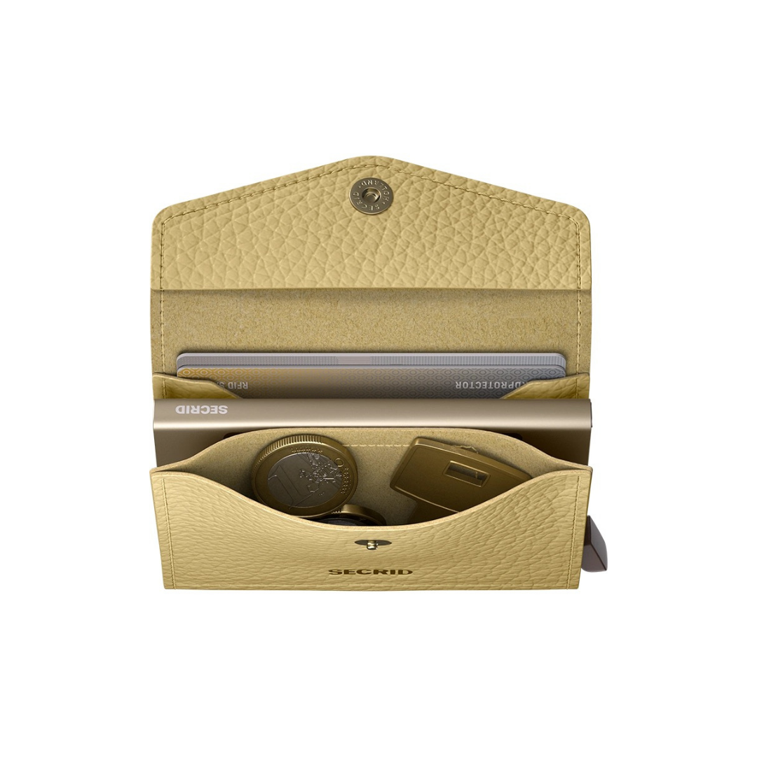 Secrid Pebble Butter Yellow Envelope Wallet