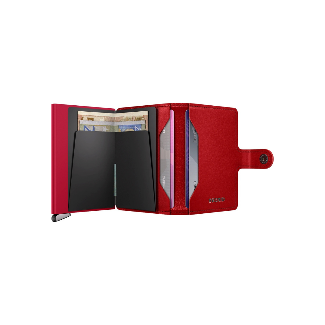 Secrid Premium Emboss Diamond Red Miniwallet